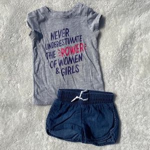 Cat & Jack Girl Power Outfit